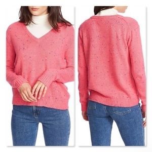 Court & Rowe Flecked Sweater - Pink - Size M